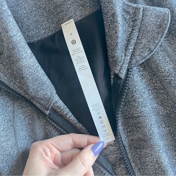 NWOT - Lululemon - Define Jacket - Heathered Black - Picture 9 of 13